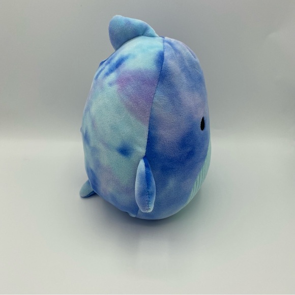 Squishmallows Cyan Whale Plush Stuffed Ocean Sea Toy Blue 7 Inch Kellytoy Gifts - Picture 4 of 5